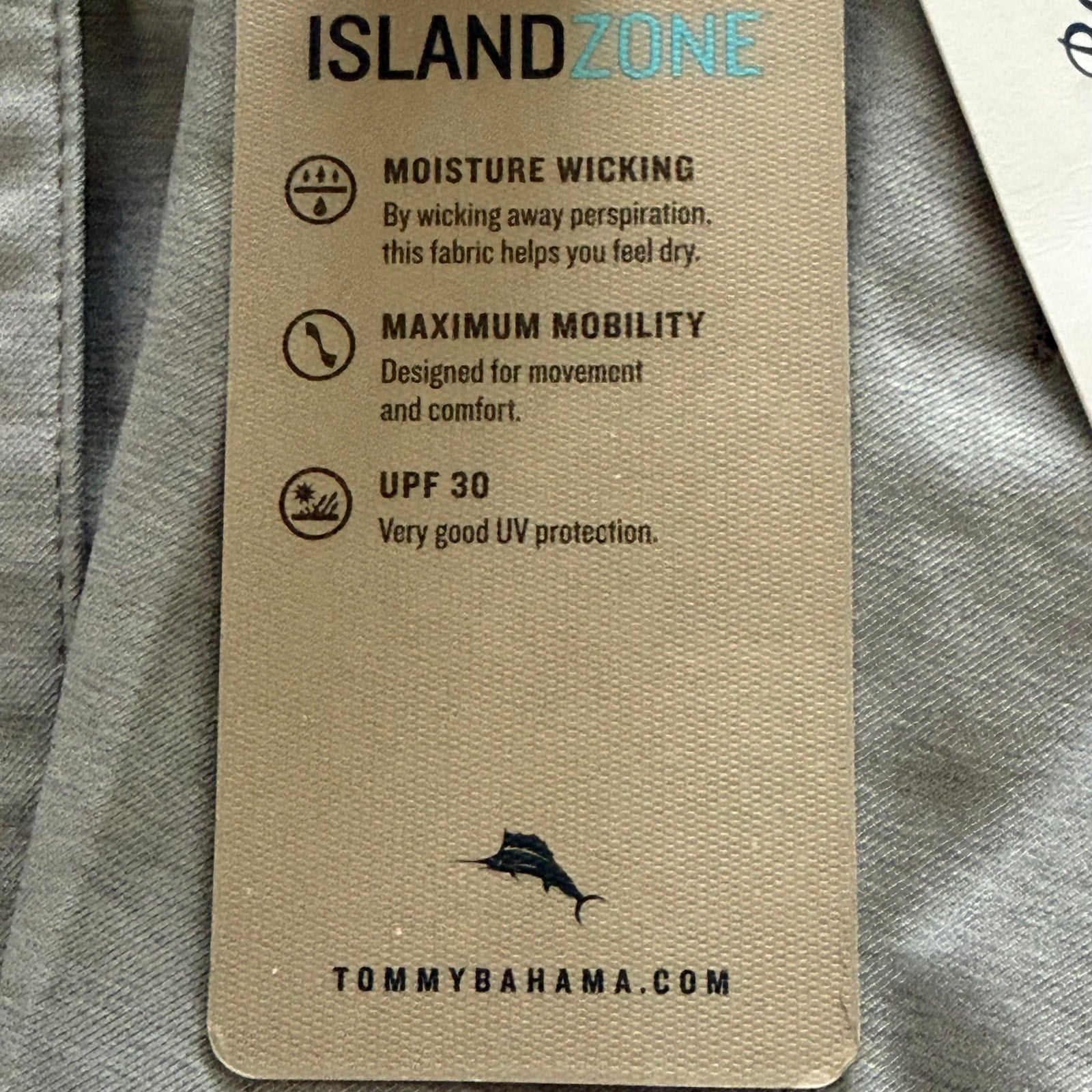 Tommy Bahama Men's 50"x30" Pants "On Par" Flat Front" Harbor Mist