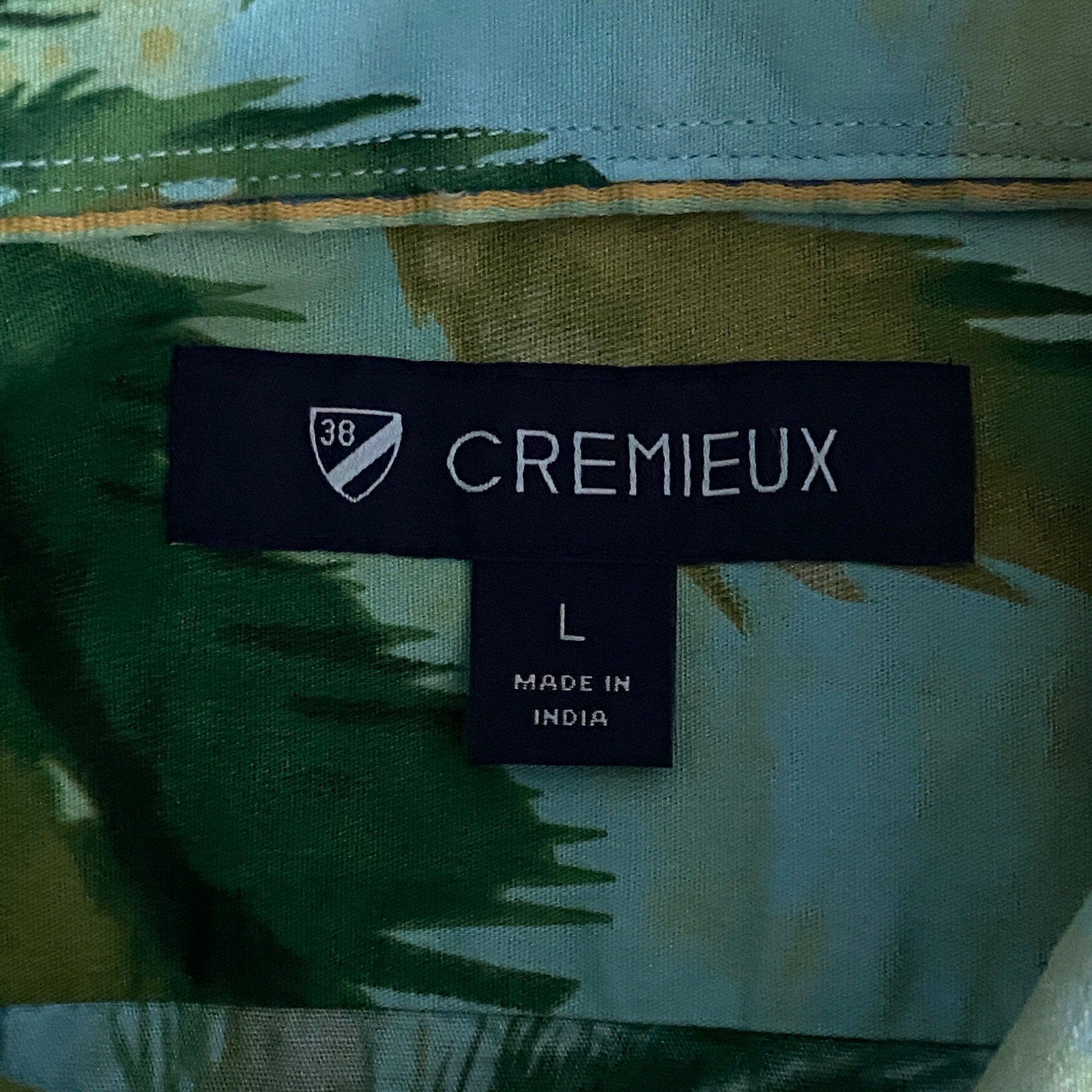 Daniel Cremieux 38 Shirt Tahiti Collection Men's Large Button-Down Tropical