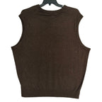 Daniel Cremieux Sweater Vest Men's XXL Supima Cotton Cashmere Blend Brown