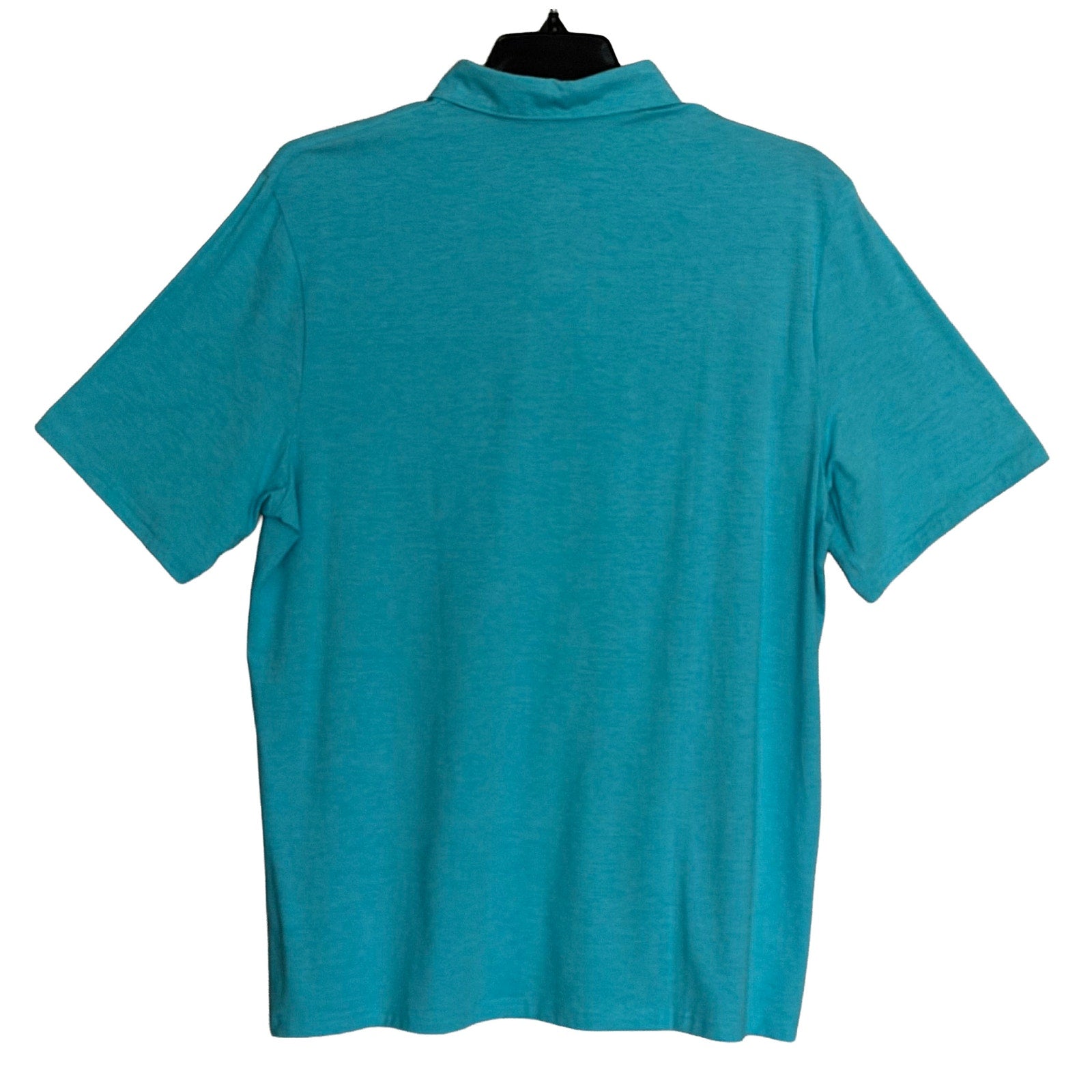 Criquet Men's XL Pocket Polo Shirt Pima Cotton Stretch Teal Mirco