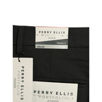 Perry Ellis Portfolio Pants Men's 40"x32" Dress Pants Modern Fit Charcoal