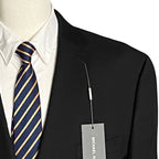 Michael Kors Suit Jacket Men's 50L Modern Fit Airsoft Stretch Solid Black