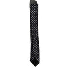 Boss Men's Slim 2.36" Tie 100% Silk Dark Blue Floral Print Made in Italy