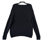 Polo Ralph Lauren Cable-Knit Sweater Men's 2XB Big & Tall Cotton Dark Blue
