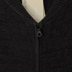 Barefoot Dreams Zip-Front Jacket Men's Large CozyChic Ultra Lite Black