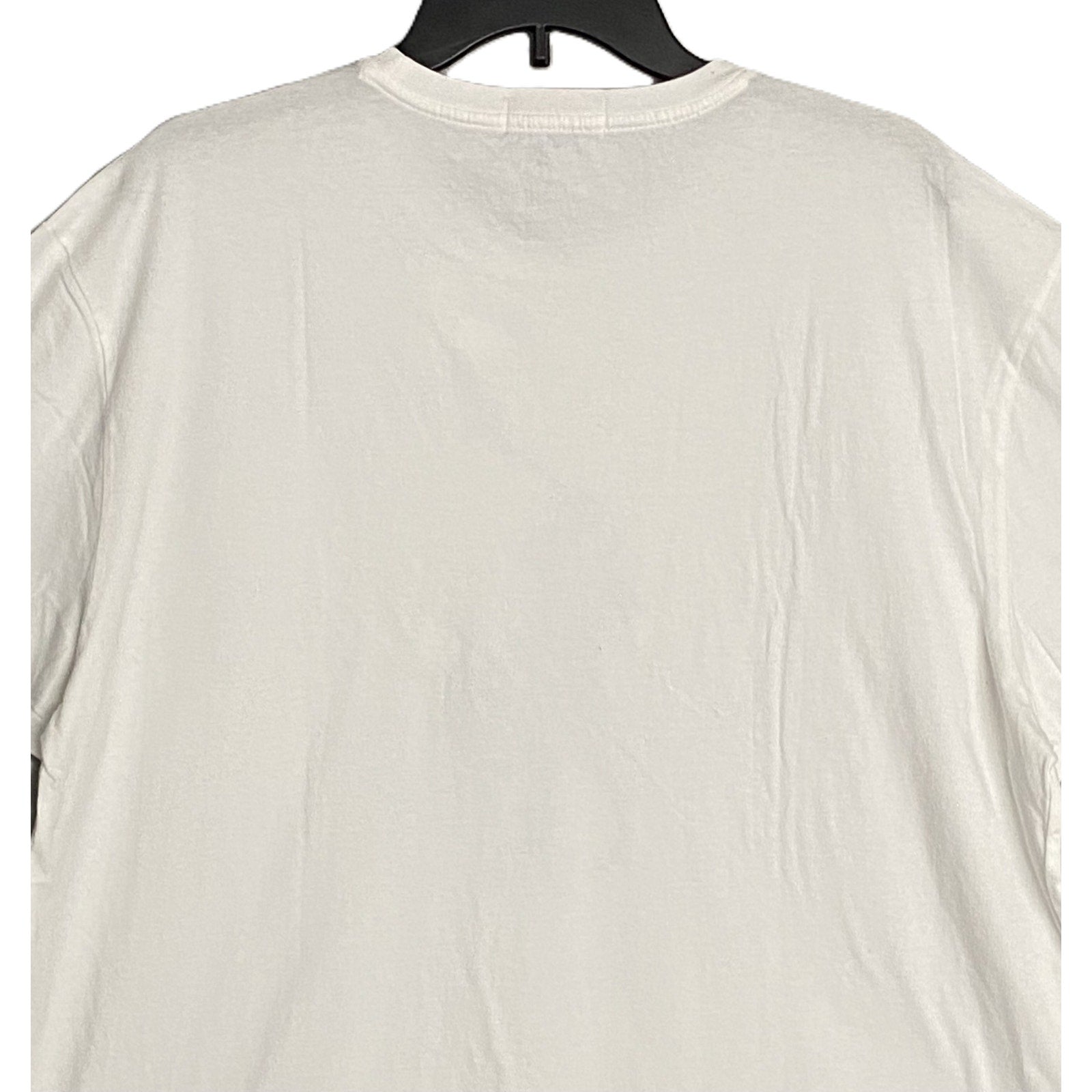 Polo Ralph Lauren T-Shirt Men's Large Graphic Jersey Crew Neck Solid White