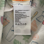 Tommy Bahama Shirt "The Veracruz Cay Lemon Lounge" Men's Medium Foggy Dew