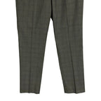 Kenneth Cole Dress Pants Men's 32"x29" Stretch Slim Fit Heather Gray Plaid