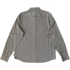 Michael Kors Dress Shirt Men's XXL Button-Down Slim Fit Black/White Geo