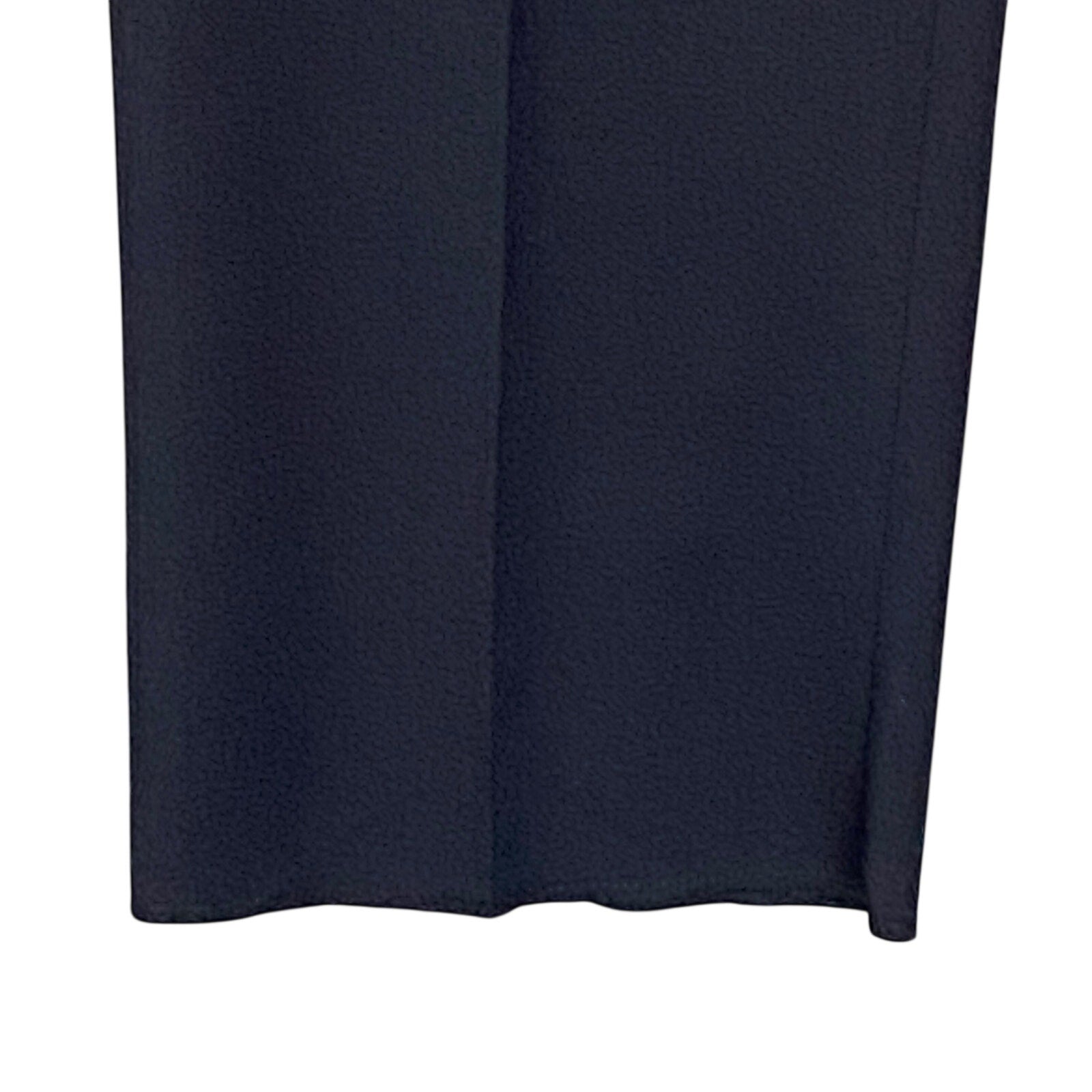 Armani Exchange Pants Men's 42W Pant Flat Front Raw Hem Stretch Wool Black