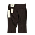 Calvin Klein Dress Pant Men's 30"x30" Slim Fit Flat Front Stretch Wine Plaid