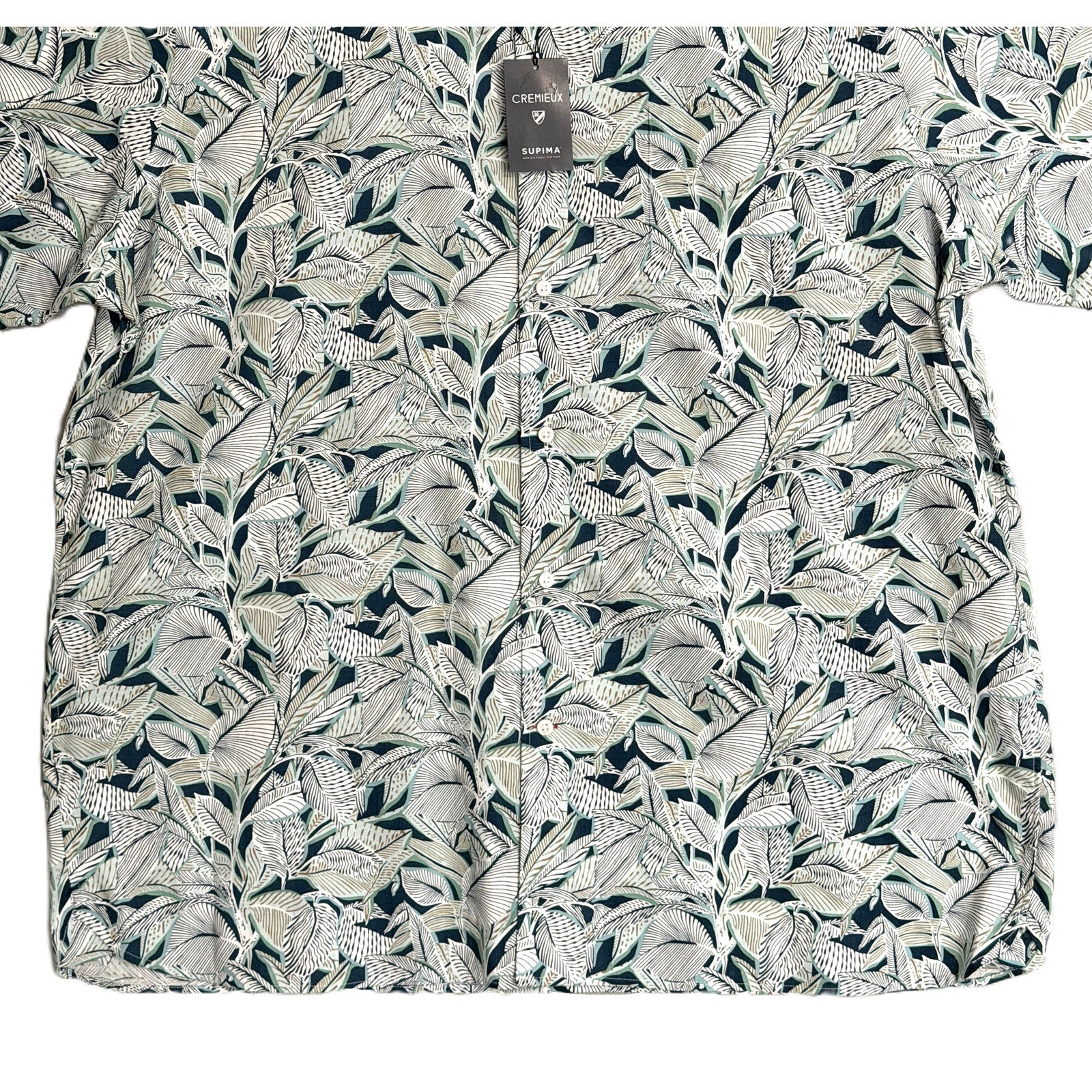 Daniel Cremieux Casual Shirt Men's XXL Supima Cotton Button-Up Multi Floral