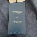 Hart Schaffner Marx Pant Men's 40x30 Dress Pant Platinum New York Fit Blue
