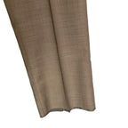 Daniel Cremieux Dress Pant Men's 44L Traveler Raw Hem Comfort Waist Tan