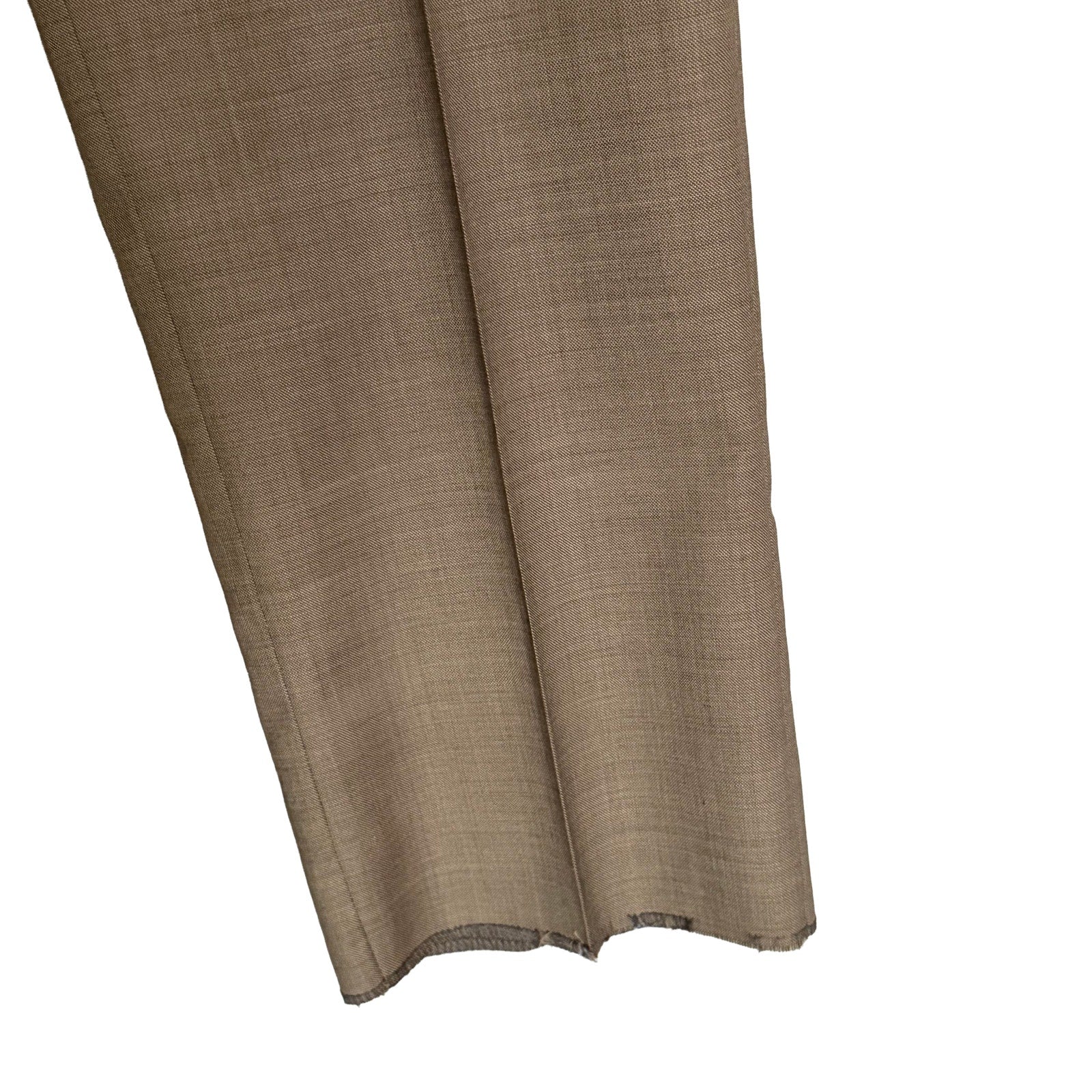 Daniel Cremieux Dress Pant Men's 44L Traveler Raw Hem Comfort Waist Tan