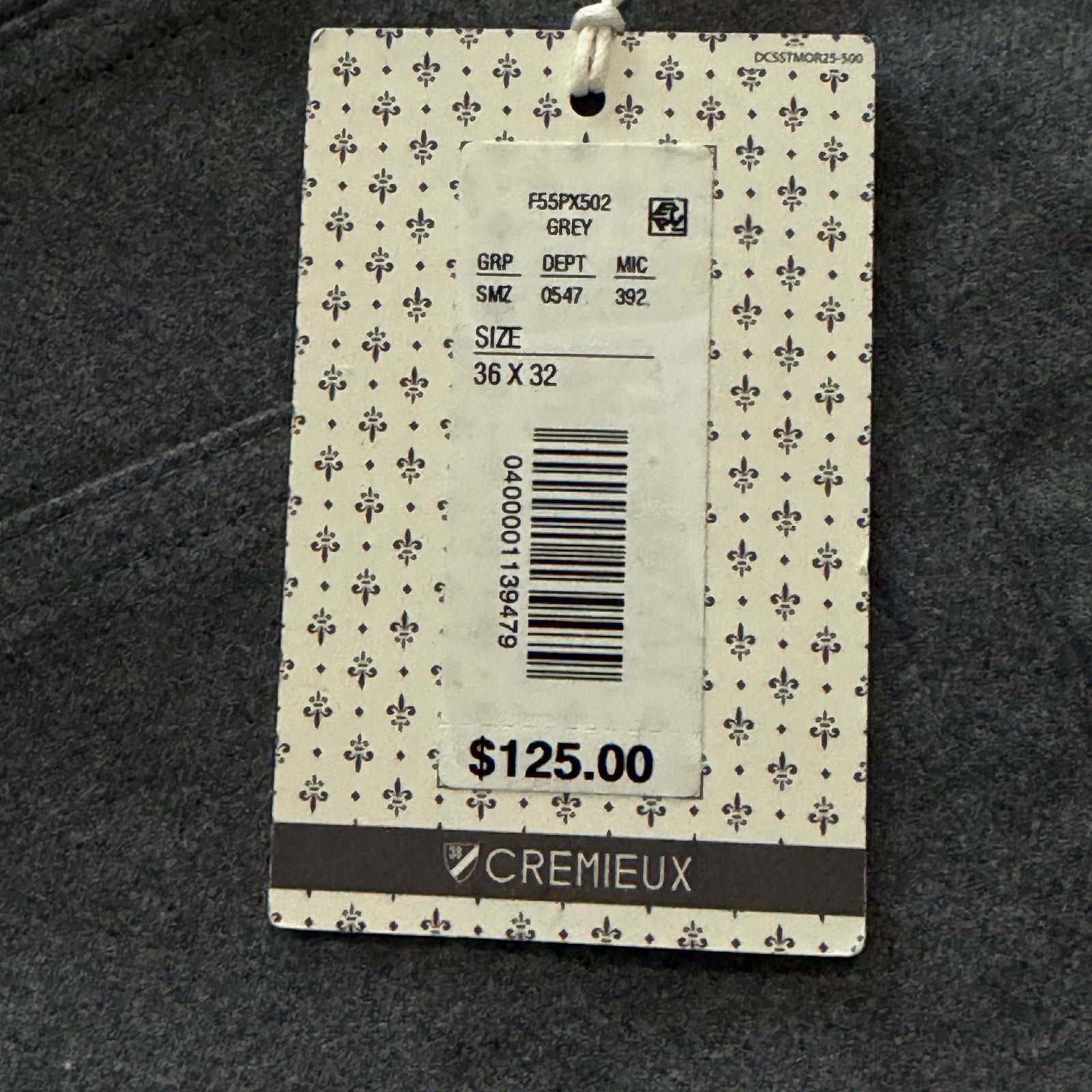 Daniel Cremieux Men's 36"x32" Blue Label St. Moritz 5-Pocket Flannel Pants