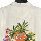 Tommy Bahama Silk Shirt Men's Large "Go Big or Go Home Camp" MLB SF Giants