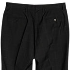 Armani Exchange Pant Men's 32"x31" Slim Fit Suit Pant Wool Black Window Pane NWT