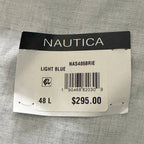 Nautica Sport Coat Men's 48 Long Modern Fit Active Stretch Lt Blue
