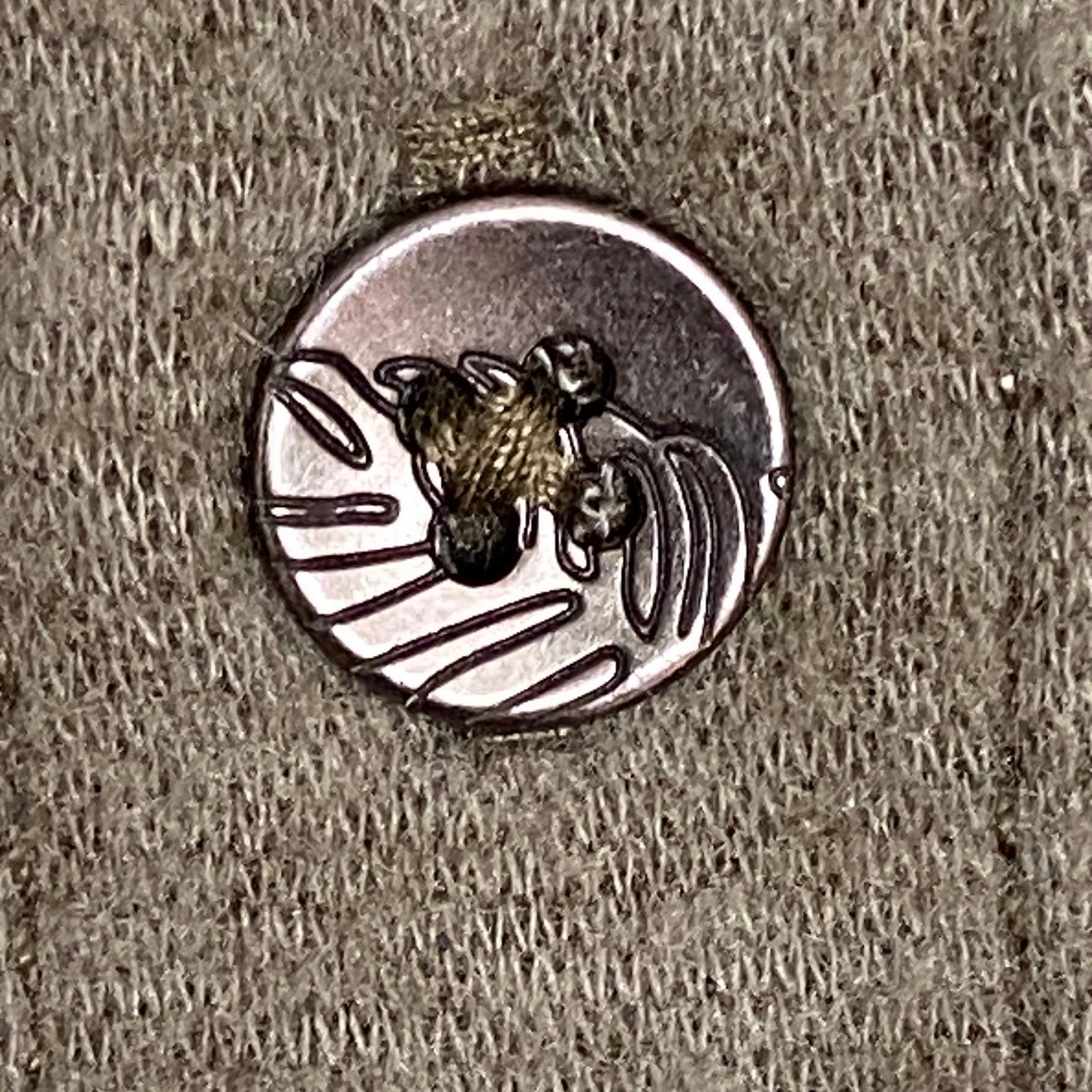 Tommy Bahama Flannel Shirt Men's XL "Fireside Palm Springs" Stretch Tea Leaf