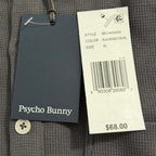 Psycho Bunny Henley T-Shirt Men's XL Long Sleeve Chest Pocket Dark Gray