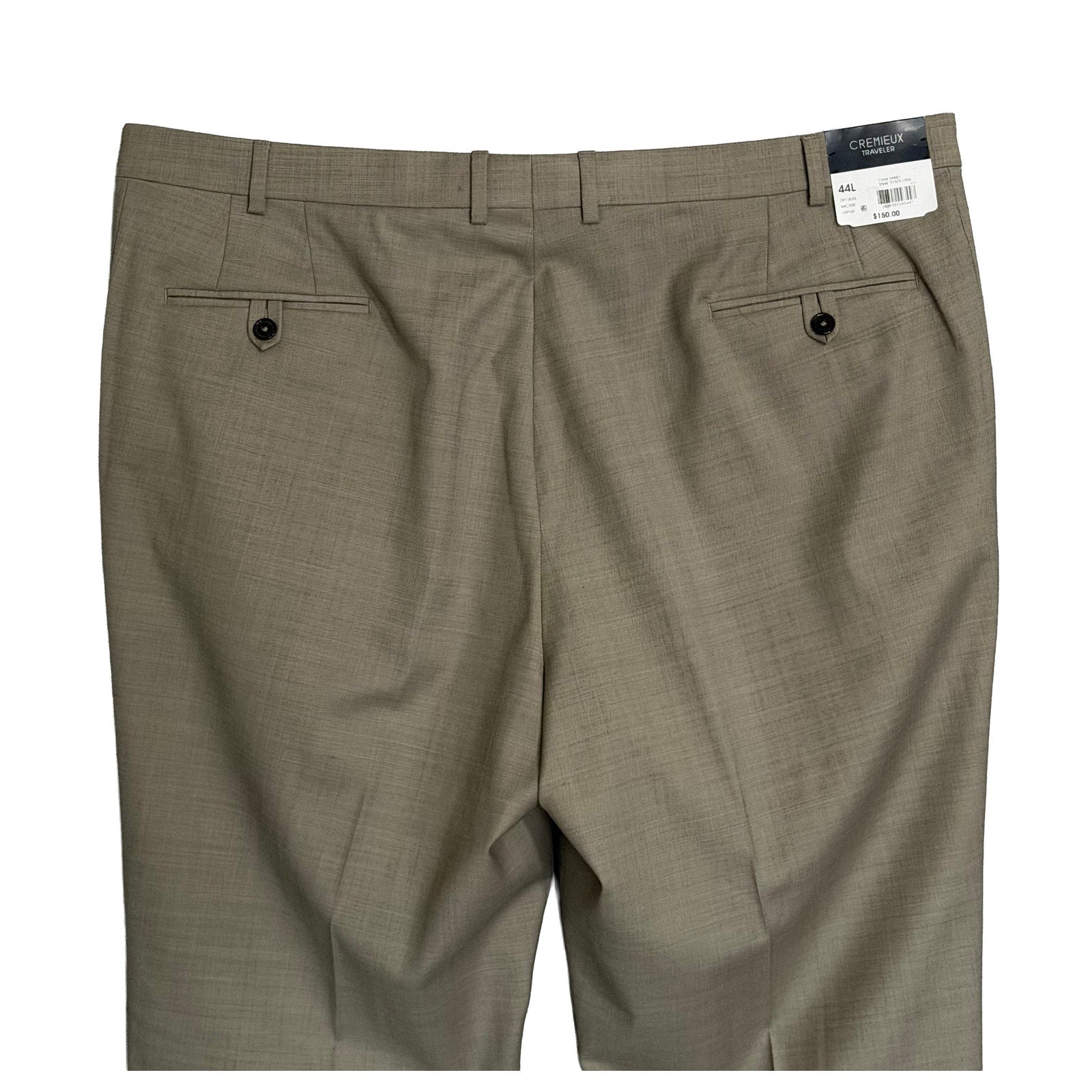 Daniel Cremieux Dress Pant Men's 42"x30" Traveler Comfort Waist Sand