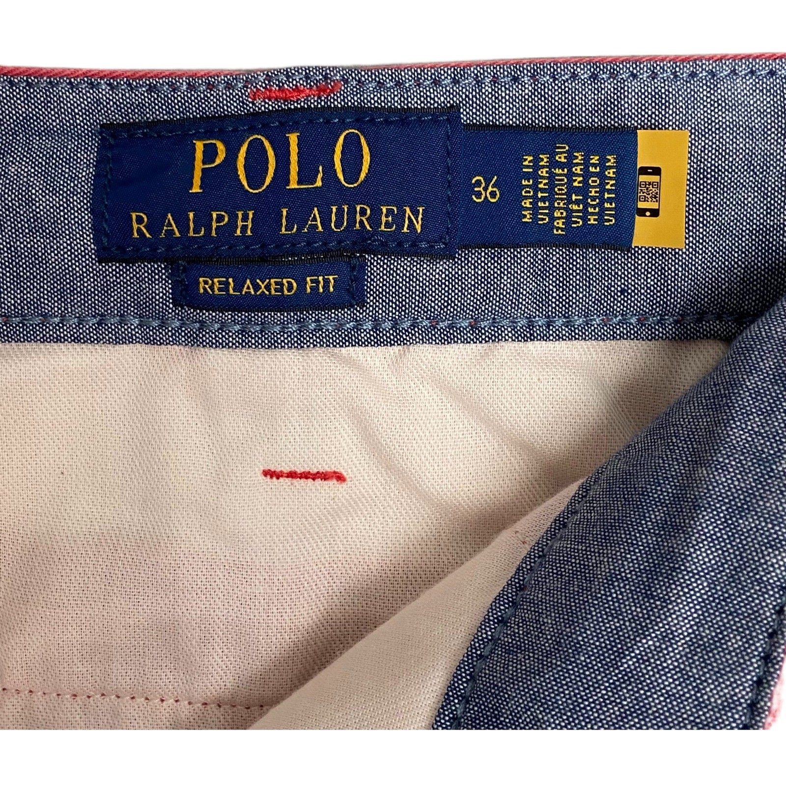 Polo Ralph Lauren Shorts Men's 36W Relaxed Fit Cotton Nantucket Red