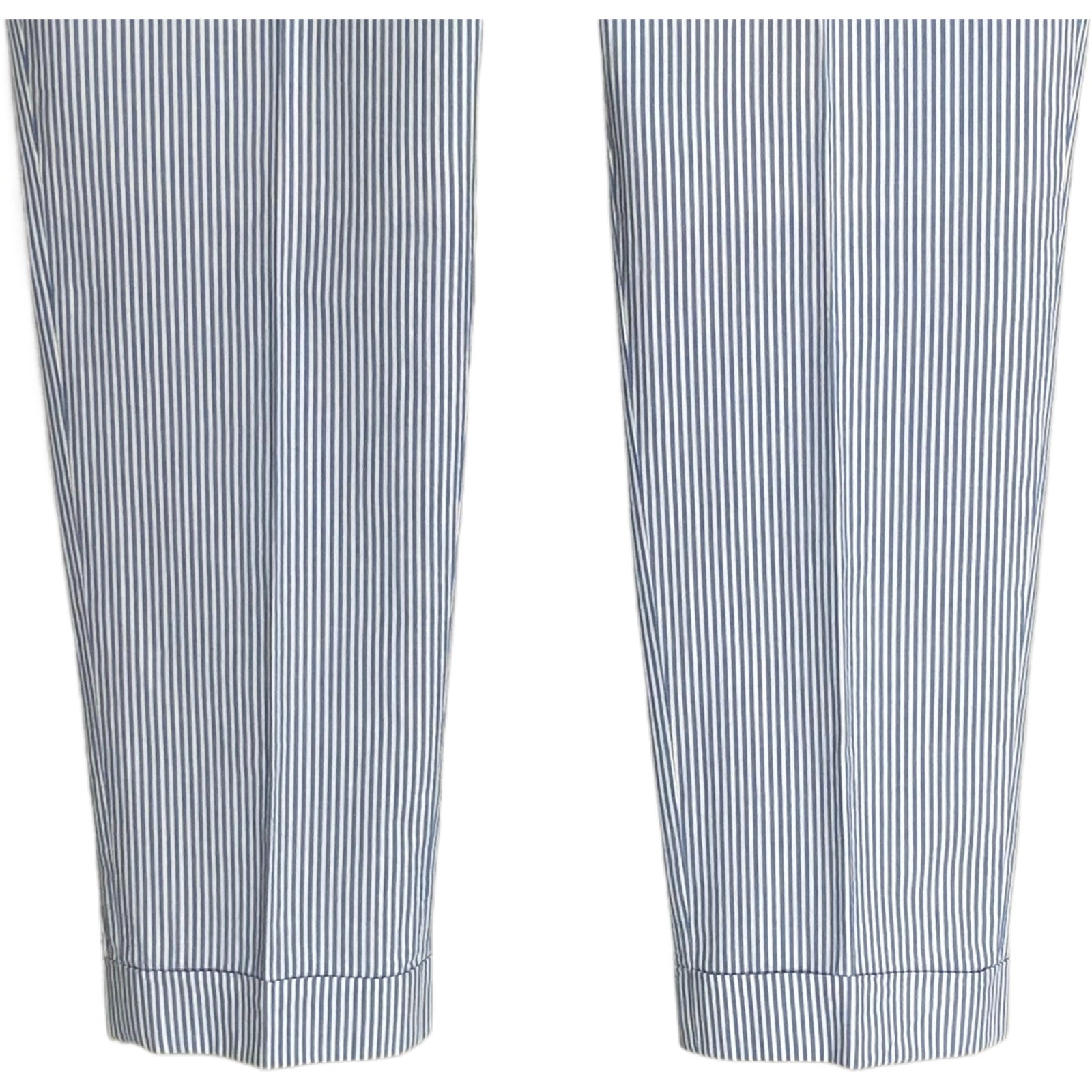 Polo Ralph Lauren Pants Men's 38x30 Seersucker Dress Pants Blue & White