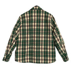 Bass Outdoors Men's Large Sherpa-Lined Jacket Green Plaid