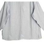 Daniel Cremieux Linen Shirt Men's XXL Signature Albini Fabrics Blue & White