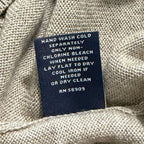 Hart Schaffner Marx Sweater Men's 2XT Big & Tall V-Neck Merino Wool Oatmeal