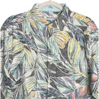 Tommy Bahama Shirt Men's XL "Barbados Breeze Stretch" Vines Linen Blend