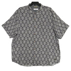 Tommy Bahama Shirt "The Veracruz Cay" Men's 3XLT Big & Tall Short Slv Black NEW