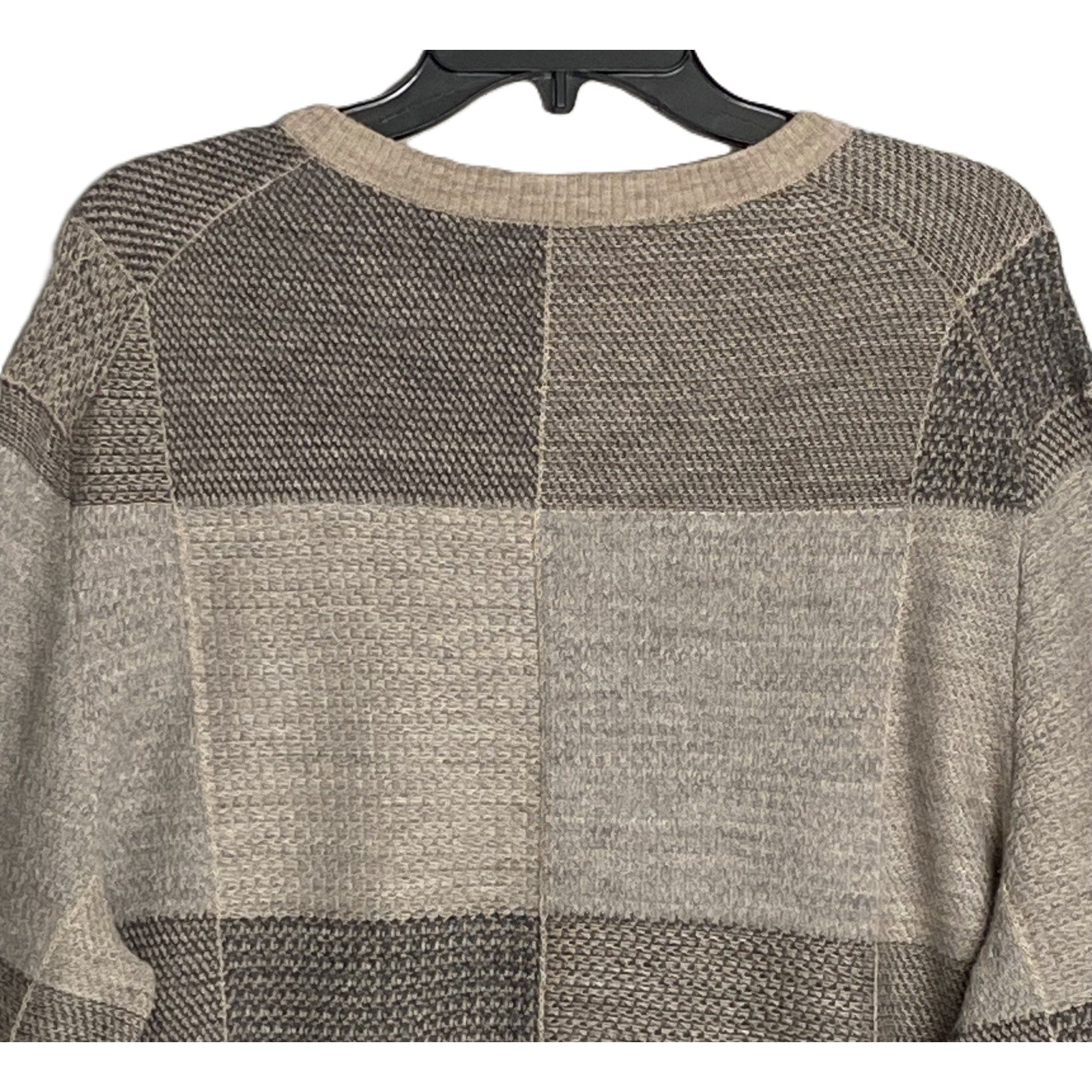 Daniel Cremieux Knit Sweater Men's XL Crew Neck Alpaca Wool Blend Oatmeal