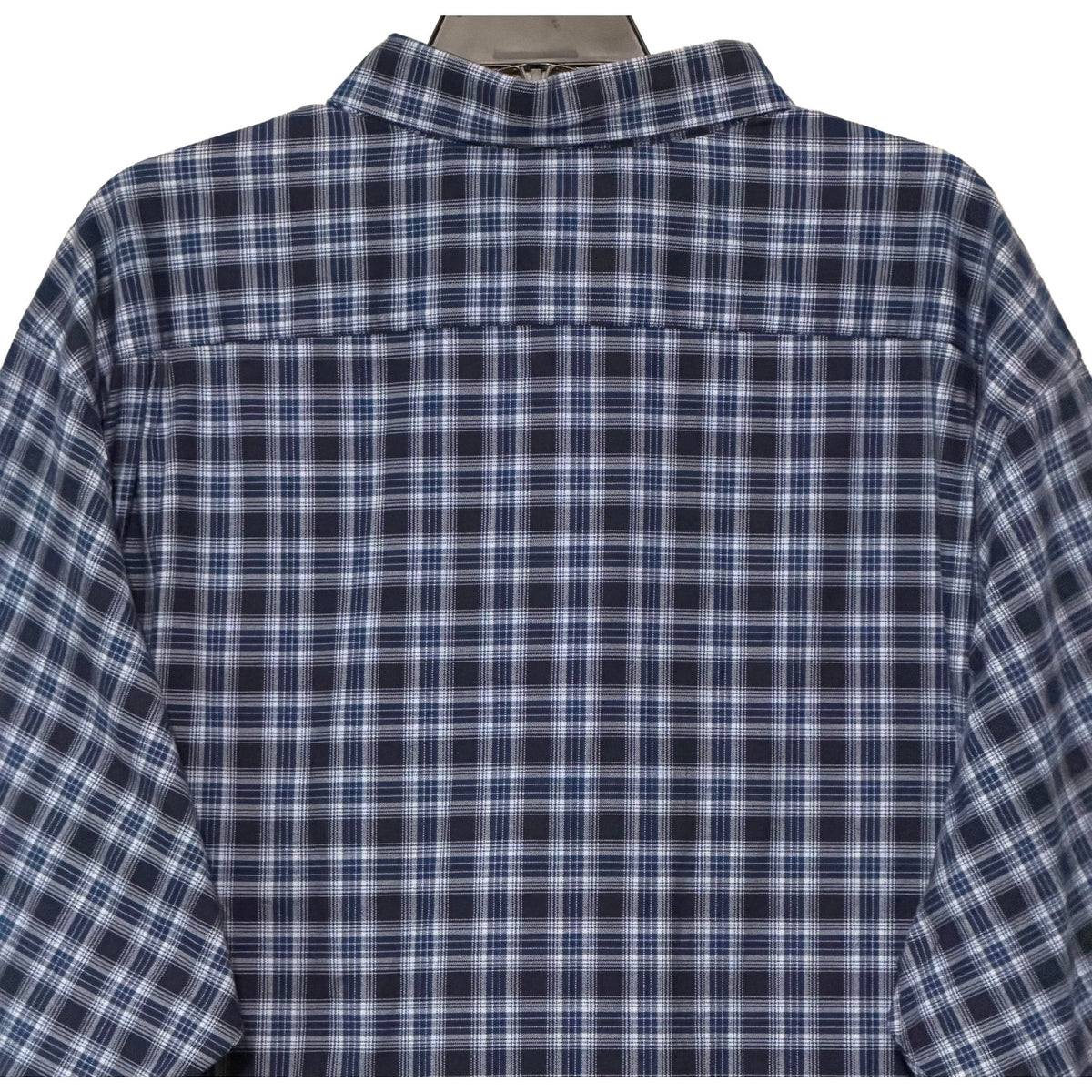 Daniel Cremieux Dress Shirt Men's 4XT Big & Tall Button-Down Stretch Plaid