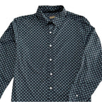 Daniel Cremieux Premium Denim Men's LT Long Sleeve Shirt Stretch Navy Blue