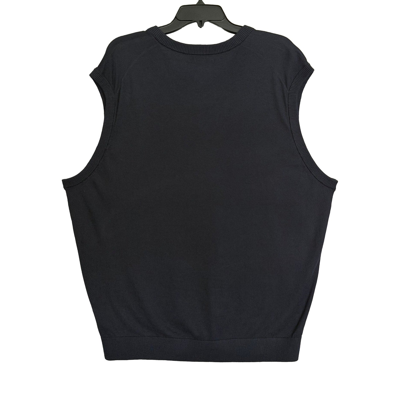 Daniel Cremieux Sweater Vest Men's XXL Supima Cotton Cashmere Blend Navy