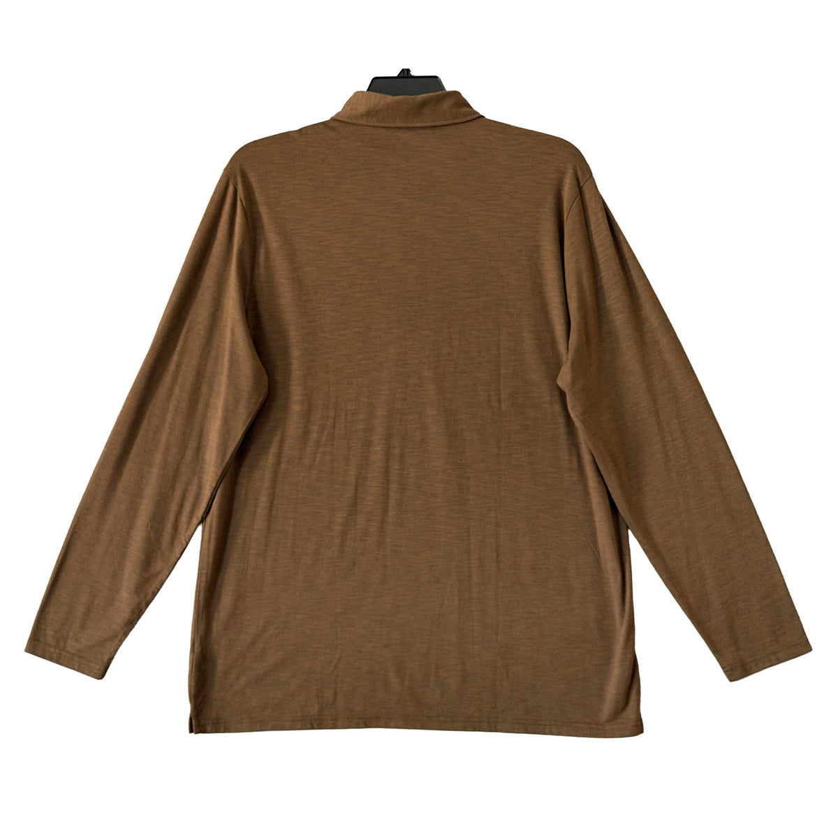 Criquet Polo Shirt Men's XL Long Sleeve Moisture Wicking Quick Dry Single Malt