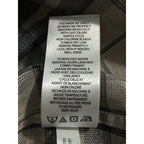 Travis Mathew Flannel Shirt Men's Small Cloud Collection Gray Plaid