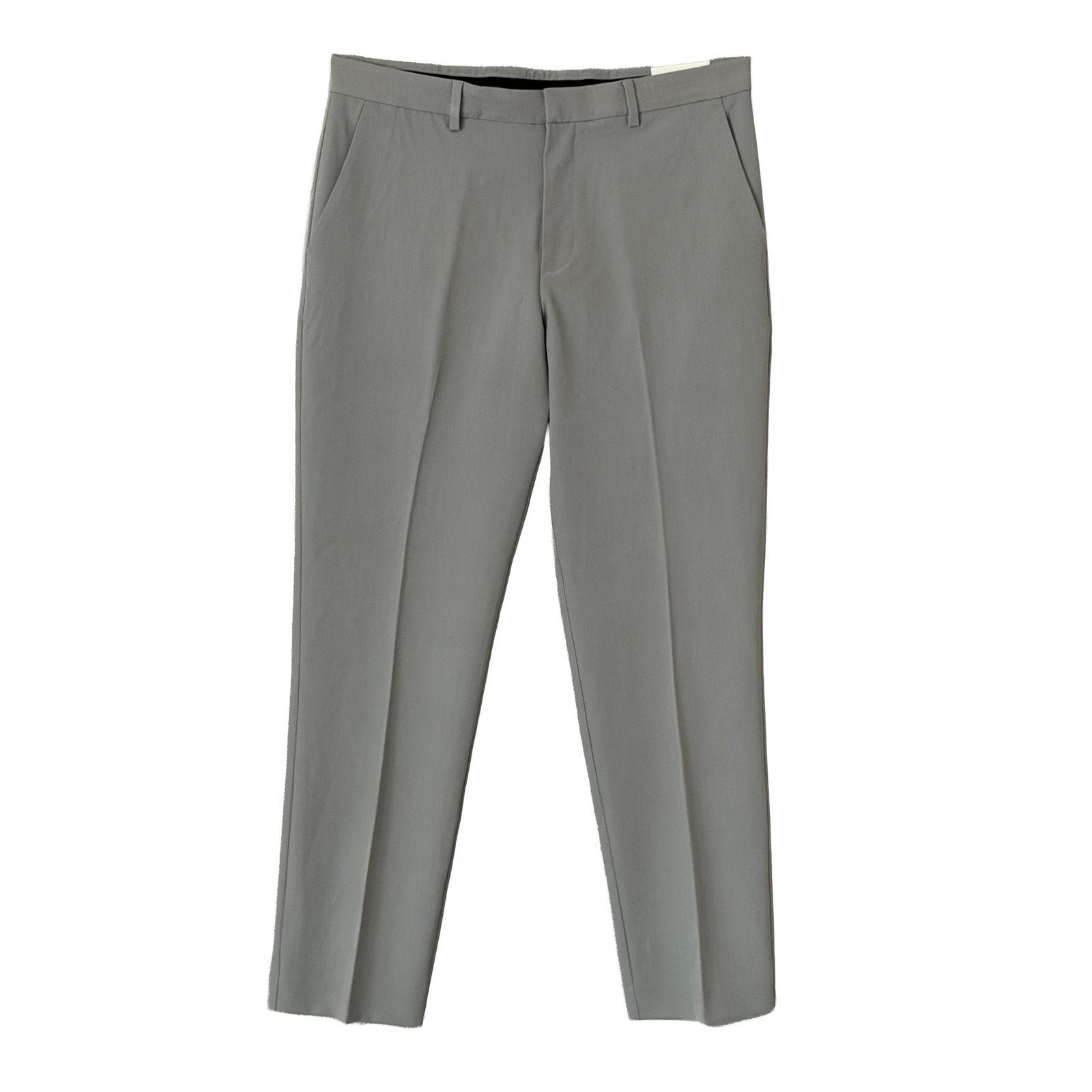 Perry Ellis Portfolio Pant Men's 34"x32" Modern Fit Dress Pant Chiseled Stone