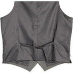 Alfani Vest Men's Small Tuxedo Vest Slim Fit Stretch Fabric Grey & Black