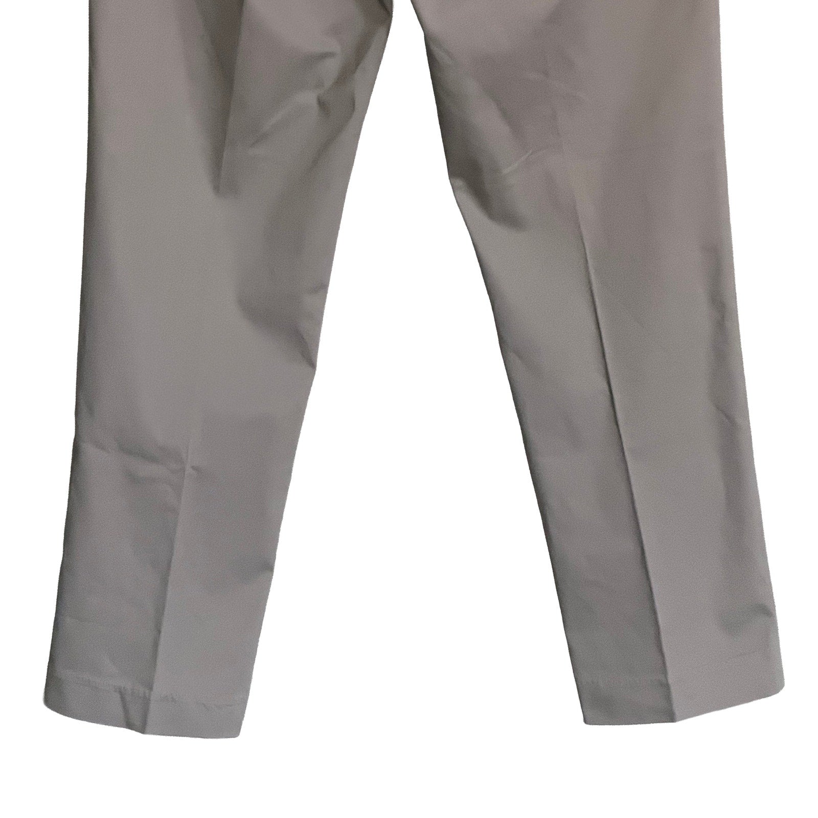 Perry Ellis Pant Men's 33"x30" Slim Fit Chino Stretch Fabric Chiseled Stone