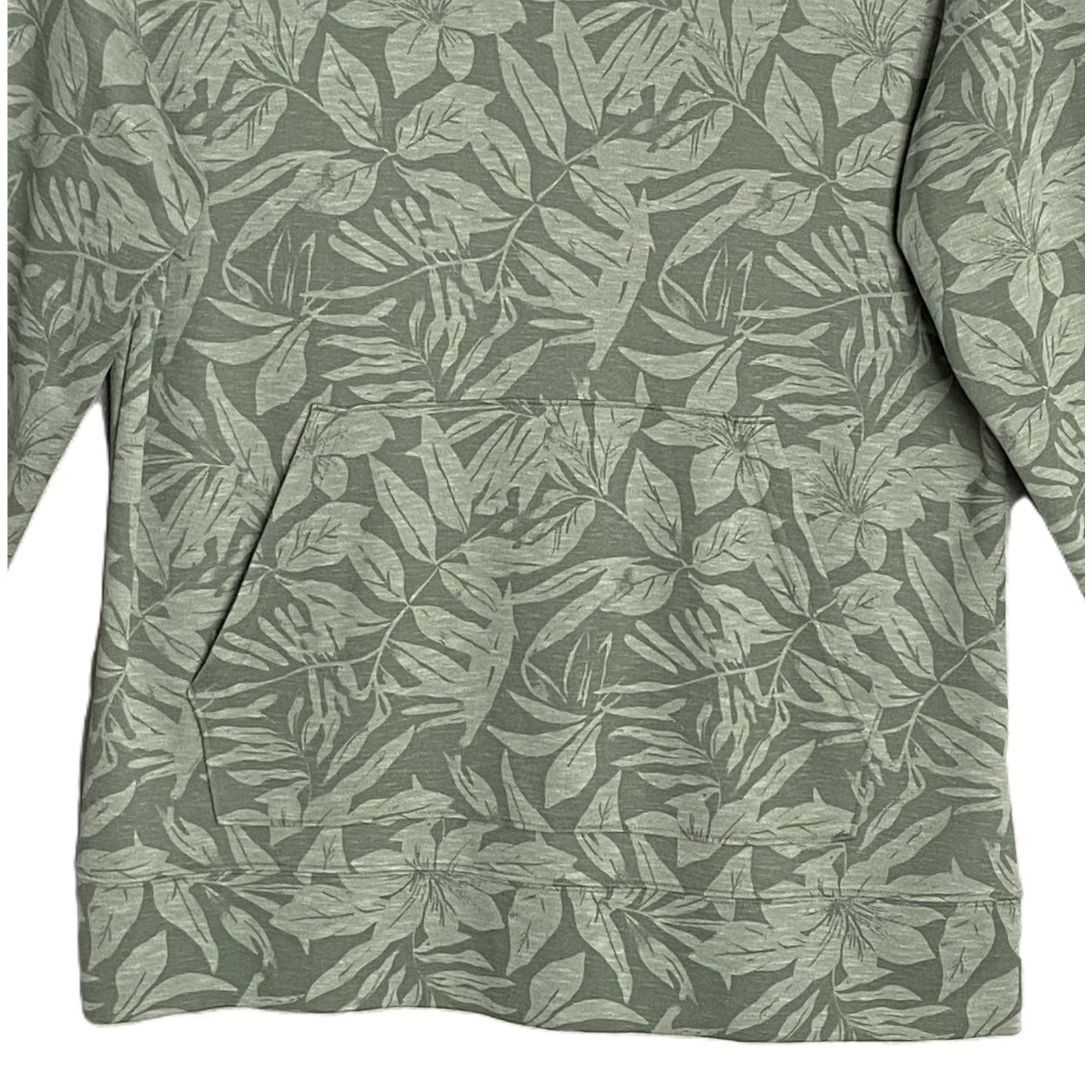 Daniel Cremieux Pullover Hoodie Men's Large CapeTown Collection Green Floral