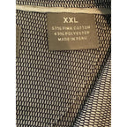 Daniel Cremieux Men's XXL Long Sleeve Polo Pima Cotton Navy Heather