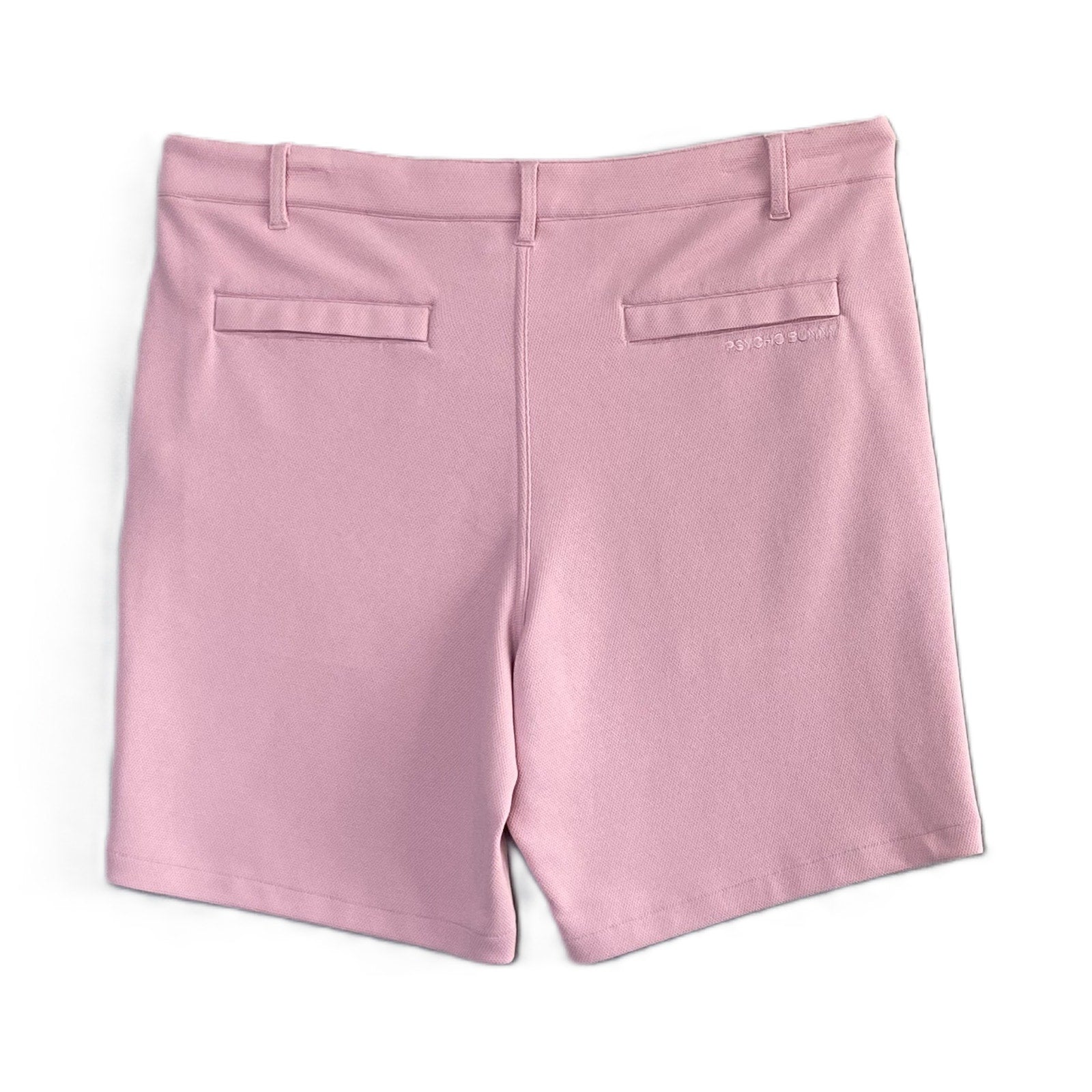 Psycho Bunny Shiro Shorts Men's 36W Regular Fit Honeycomb Knit Stretch Pink