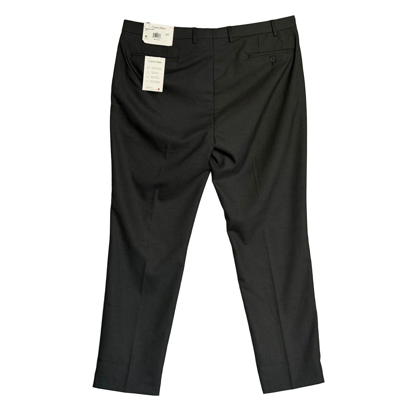Calvin Klein Dress Pants Men's 40"x32" Slim Fit Stretch Jerome Grey