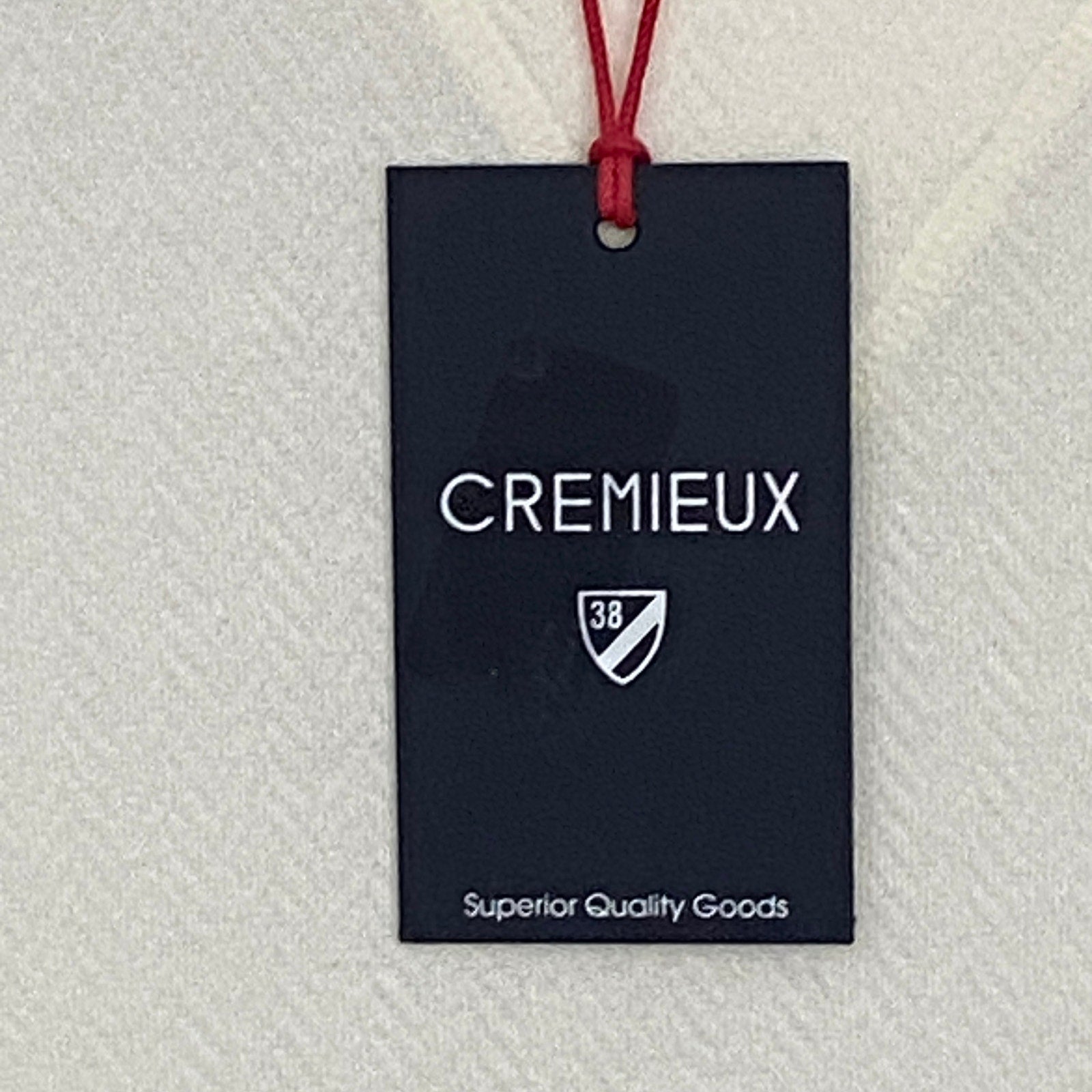 Daniel Cremieux Mne's XXL Long Sleeve Crew Neck T-Shirt Solid Cream