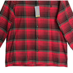 Polo Ralph Lauren Men's Large Performance Camp Shirt Classic Fit Red Black