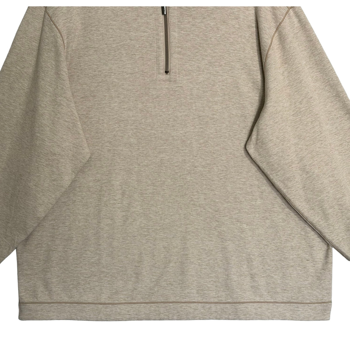Tommy Bahama Half-Zip Men's 2XLB "Flipview Half Zip" Sweatshirt Cobblestone