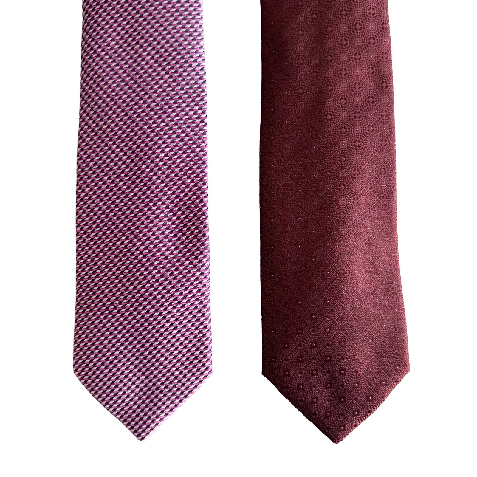 Perry Ellis Portfolio Ties Lot of 2 Men's Bartolle Mini & Raynir Geo